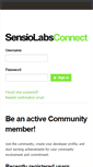 Mobile Screenshot of connect.sensiolabs.com